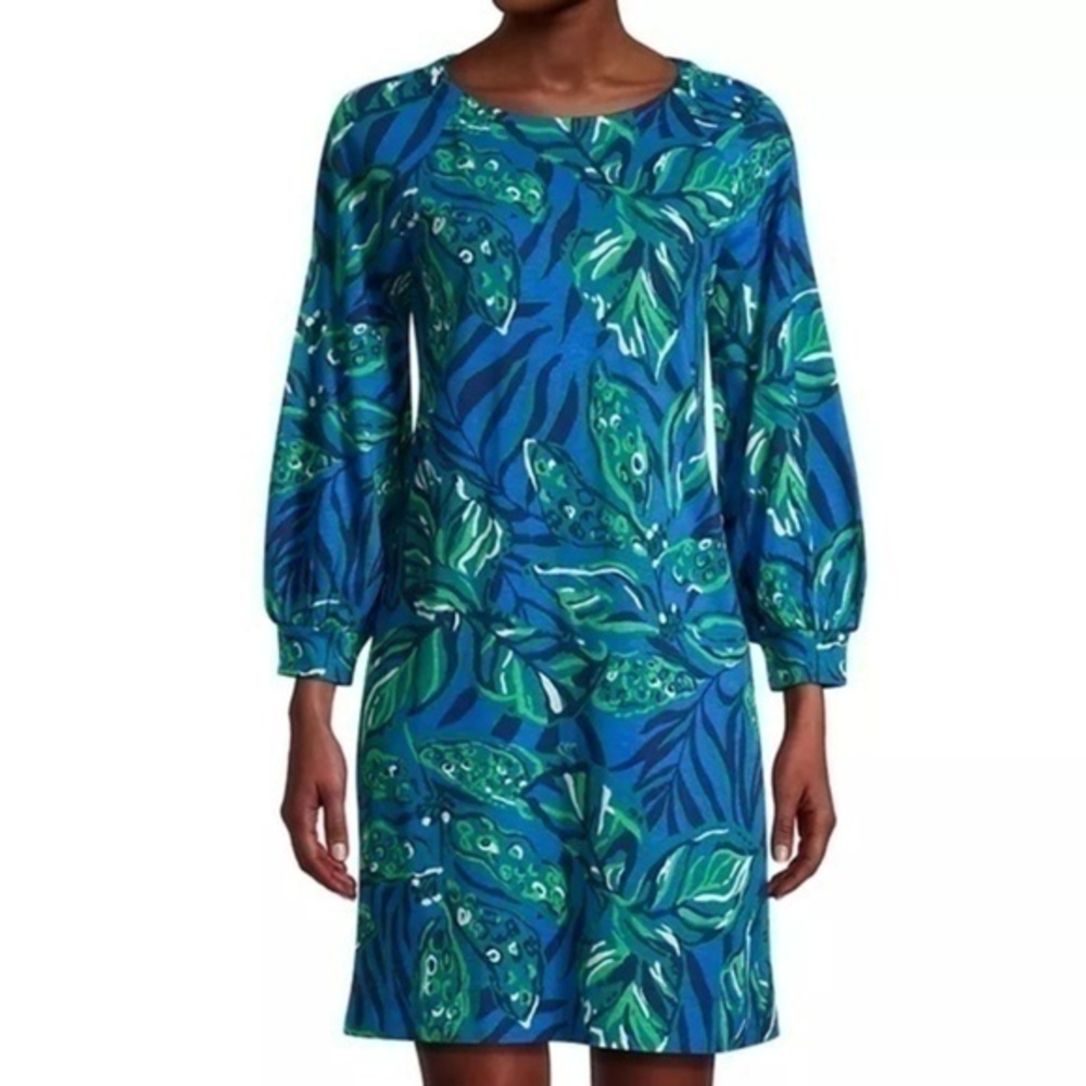 Lilly Pulitzer. Elianna Cotton Floral Minidress.